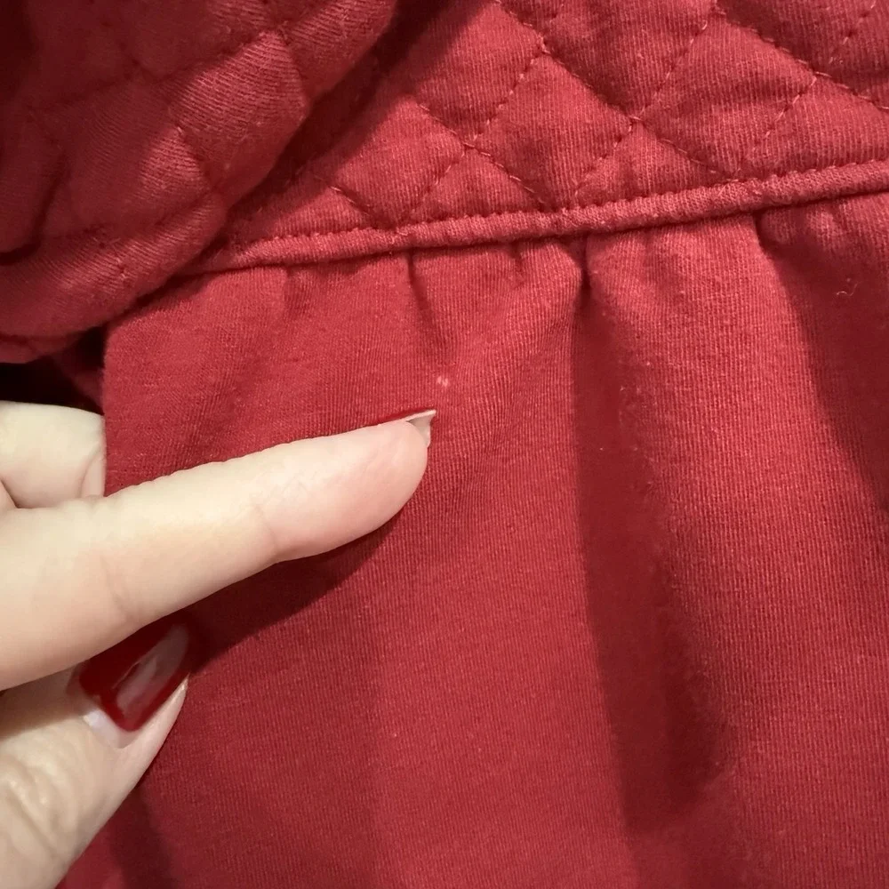 Gymboree Hoodie Red Sweatshirt Jacket 2012 Cozy Owl Line Girl Size 5T-6T Quilted